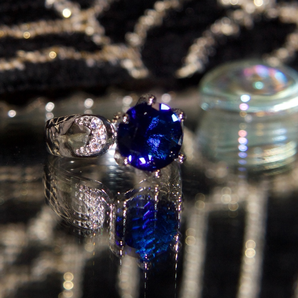 925 Silver "Deep Sea" Fun Fashion Ring